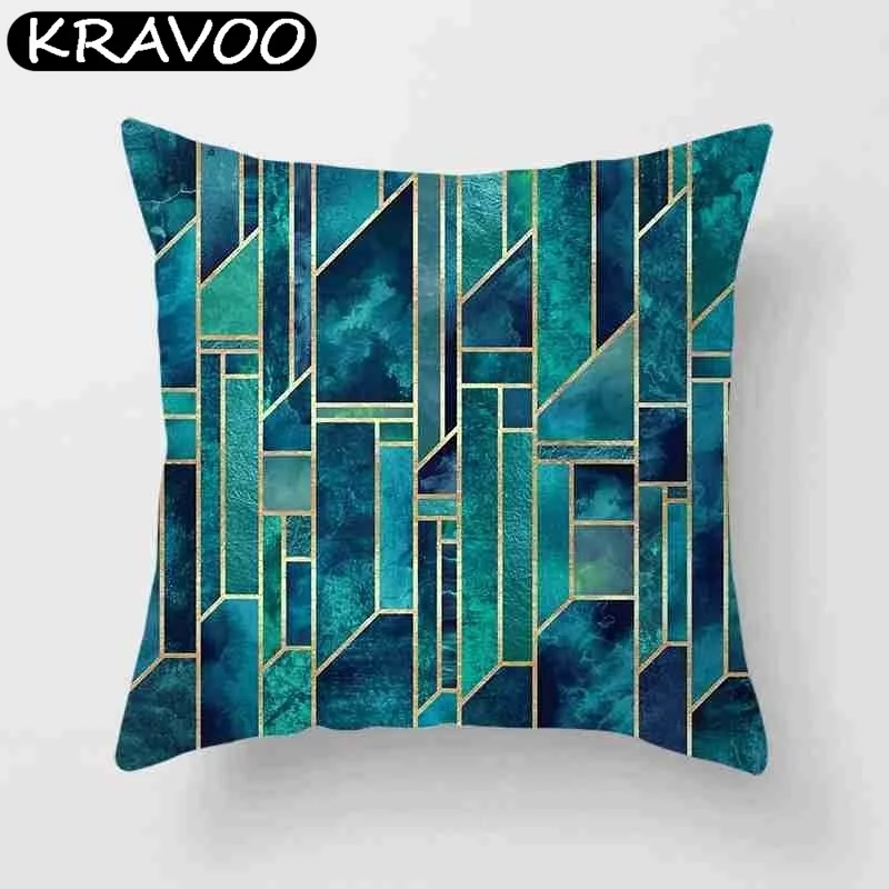 

Geometric Patterns Pillowcase Decor Home Decorative Car Sofa Cushion Cover Bed Pillow Case Luxury Home Decor Funda Cojín 45x45cm