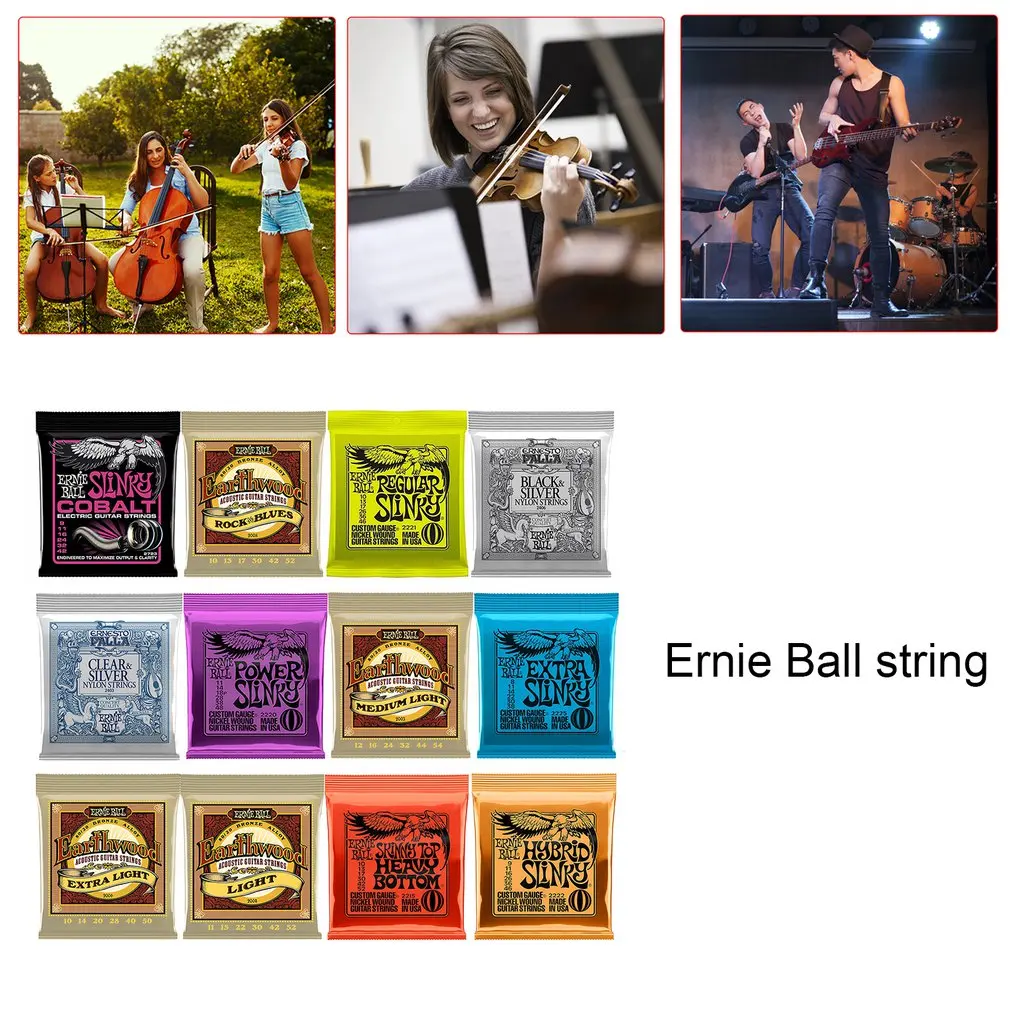 Ernie Ball Strings Ernie Ball Burly String 우쿨렐레 기타베이스 현악기 현악기 용 일렉트릭 기타 현악기