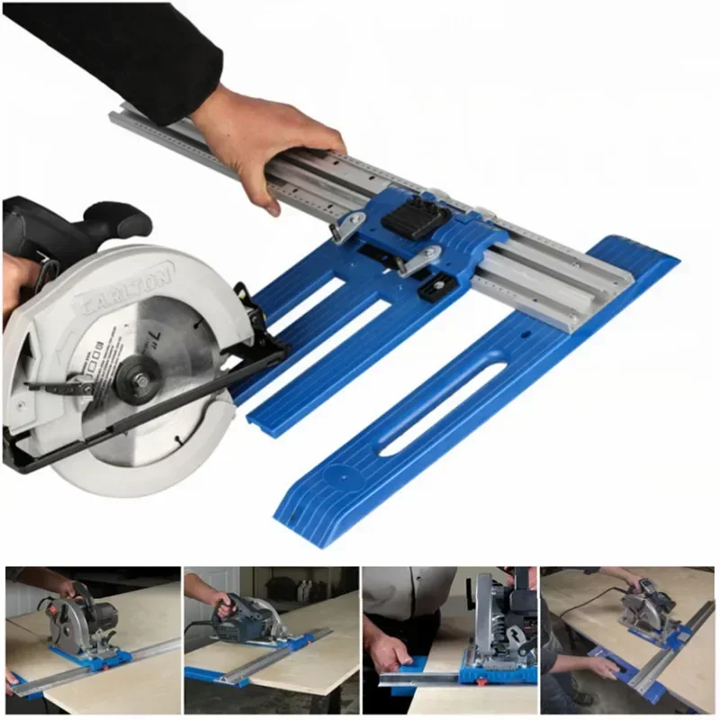 Sega Circolare Elettrica Guida Fissa Per La Lavorazione Del Legno Telaio Scorrevole Rifilatrice Scanalatura Binario Di Guida Telaio Scorrevole Strumen