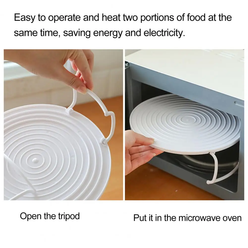 Steam Holder Microwave Tray Multi-layer Stacked Anti-deformed Easy to Clean Cooking PP Foldable Design Home Supplies 5