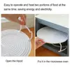 Steam Holder Microwave Tray Multi-layer Stacked Anti-deformed Easy to Clean Cooking PP Foldable Design Home Supplies 5