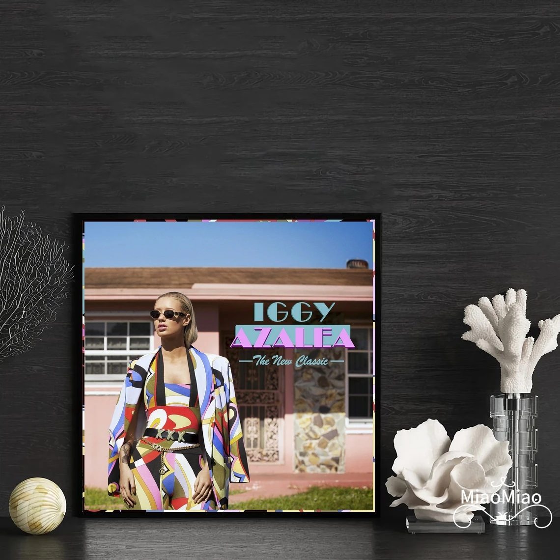 

Iggy Azalea The New Classic Music Album Cover Poster Canvas Art Print Home Decor Wall Painting ( No Frame )
