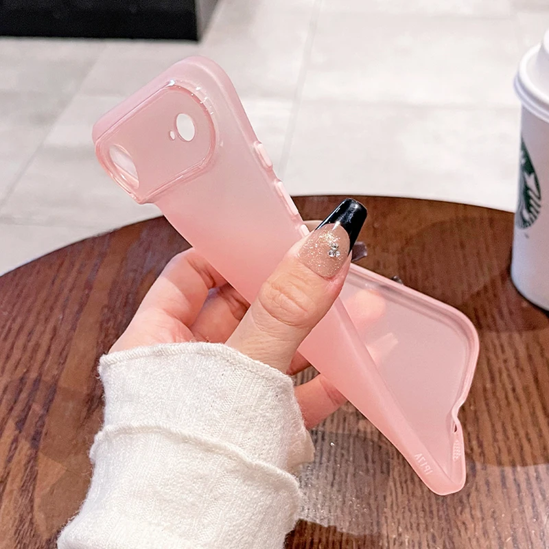 Ultra Thin Matte Soft Silicone Case - Candy Color Translucent Slim Shell