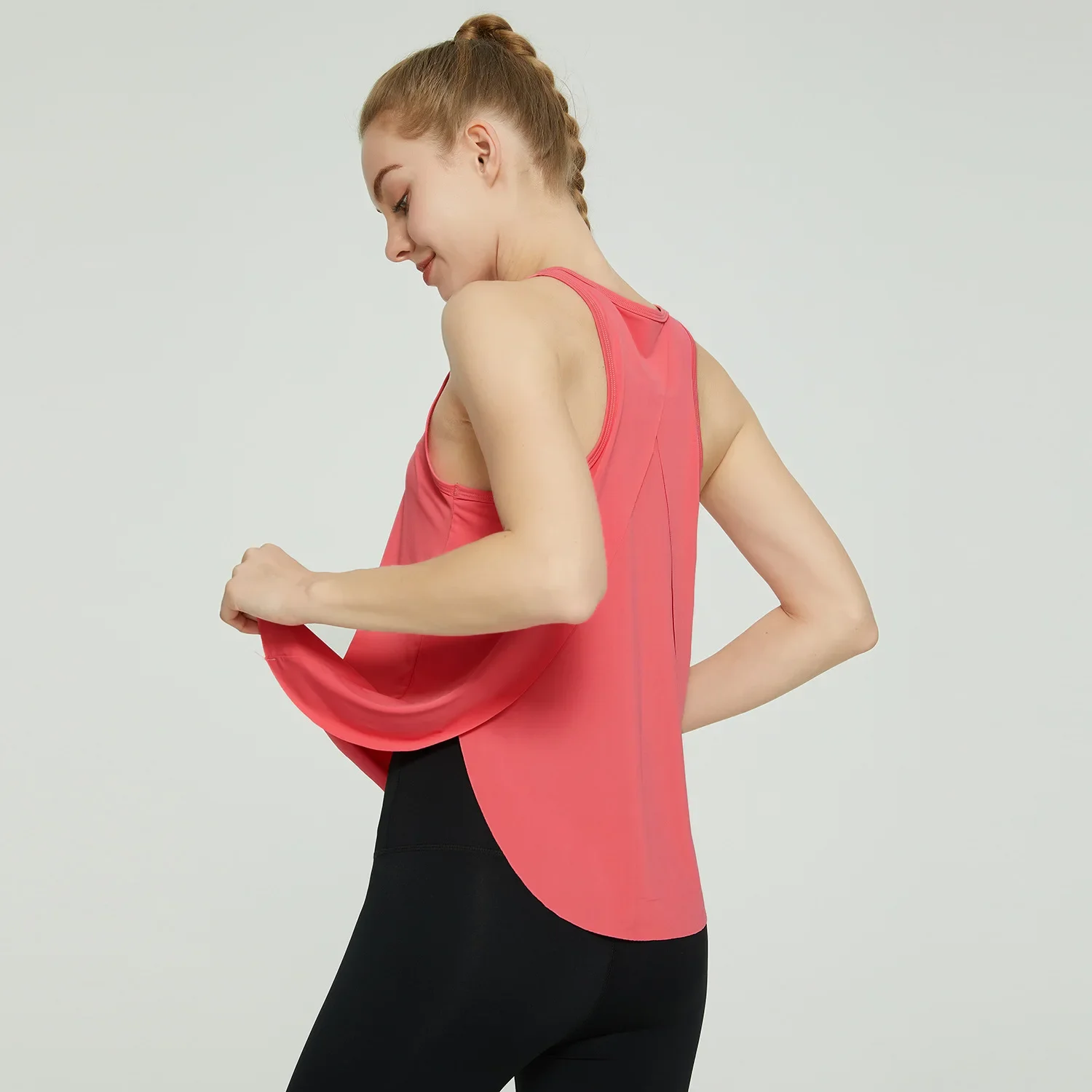 Women Yoga Tank Tops Seamless Sports Shirts