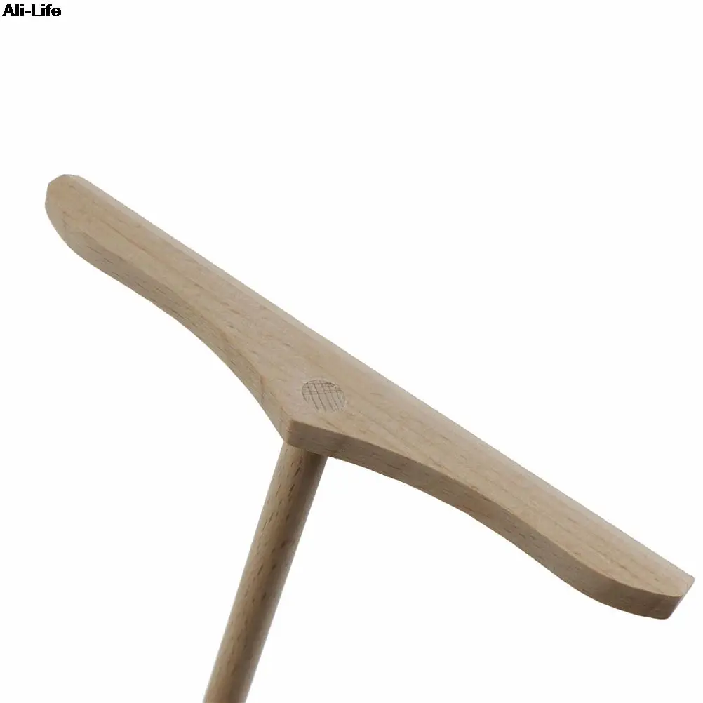 1PCS 2 Styles Wooden Pancake Spreader Crepe Tortilla Rake Batter Spreading Kitchen Utensil pancake tool