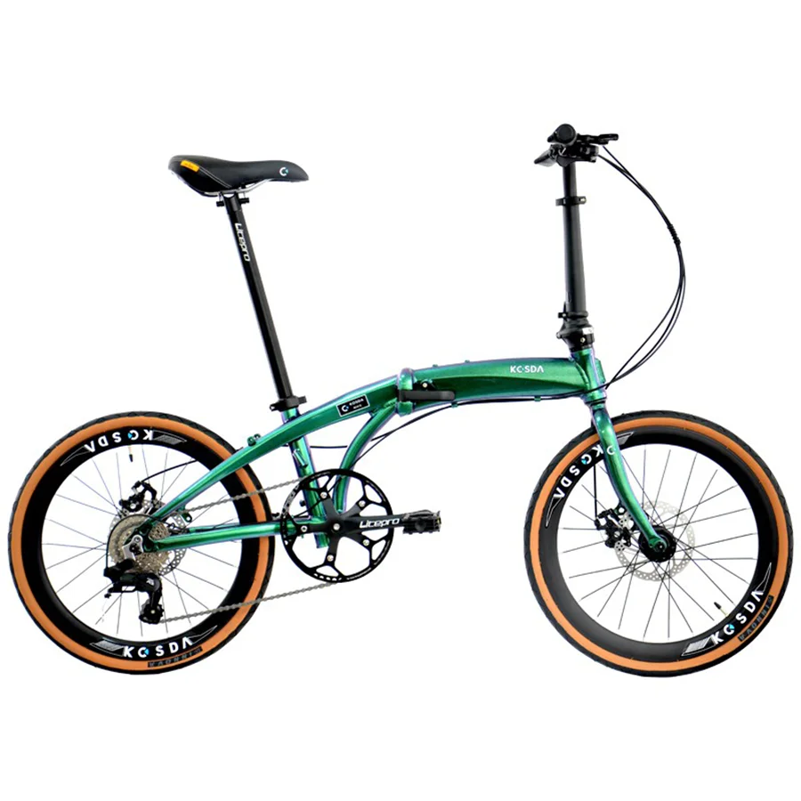 KOSDA 22Inch Folding Bike Portable Road Bikes Aluminum Alloy Frame