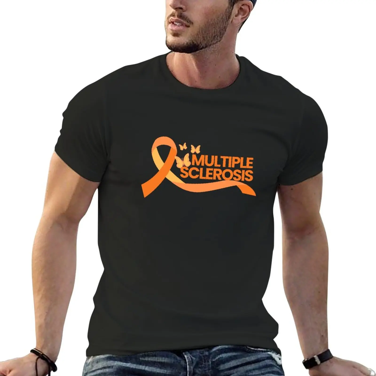 

New Support Multiple Sclerosis Awareness world day T-Shirt summer tops tops sweat shirt t shirts for men