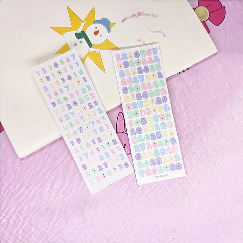 1 Sheet Crafts Korean Journal Phone Diary Self-adhesive Scrapbooking Sticker Decorative Stickers Cardmaking 