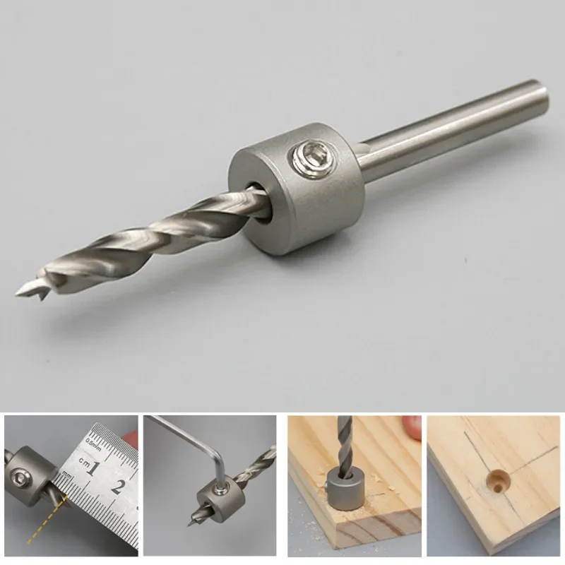 4-10mm Doweling Jig 드릴링 부싱 Dowel Stop Collars 링 목공 드릴 비트 제한 링 스테인레스 스틸 도구 액세서리