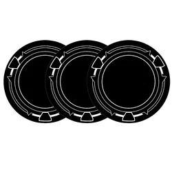 Magnetic Suction Charger & Cooler Adhesive Patch - 6cm and 9cm Metal Sheets (3pcs 6cm - Small)