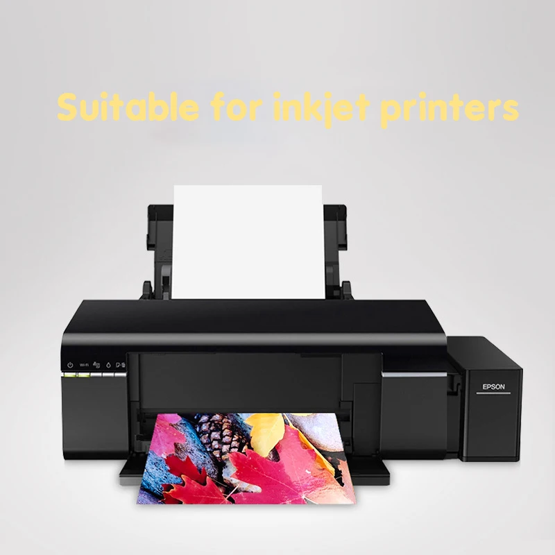 80/120/135/150/180 G A4 A3 자체 접착식 자기 잉크젯 인쇄 및 접착 스티커 고급 광택 인화지 100 페이지