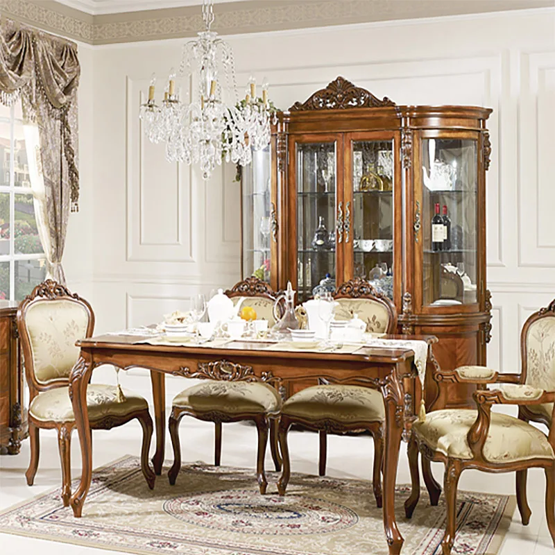 China Classical Floor Display Bar Cabinet Wood Tall Living Room Furniture Decorative Glass Luxury Wine Sideboard For Dining Room