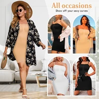 Sous-robe sans bretelles pour femmes, sous-robe, contrôle du ventre, Camisole modelant le corps, Corset Sexy, sous-vêtements amincissants 5