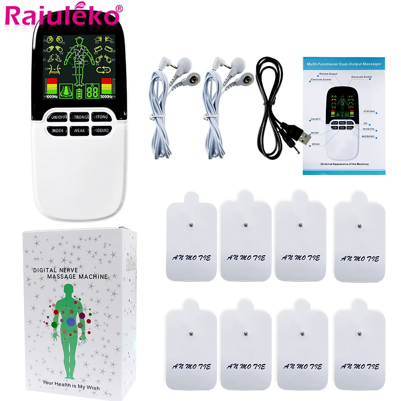 MultiFunctionalDualOutputMuscleStimulatorTensAcupuncture