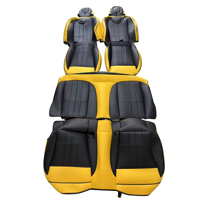 Para Chevy. a generación Camaro Fundas de asiento de coche de cuero Artificial Premium personalizadas Accesorios