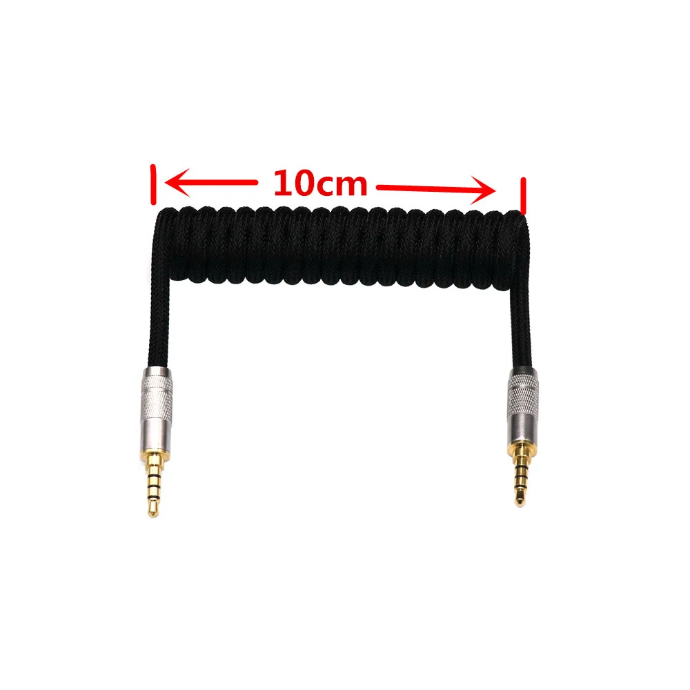 Cabos AUX para Teclado Split, Preto, Branco, Cor Personalizada-10 cm