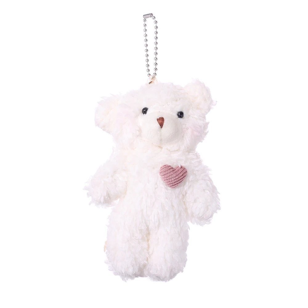 Plush Doll Bear Keychain for Bag Key Backpack Pendant Lobster Clasp Buckle  IM Card Removal Needle Pin Key Chian Ring Pendants