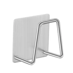 Stainless Steel Self - Adhesive Sponge and Rag Holder (1pcs)