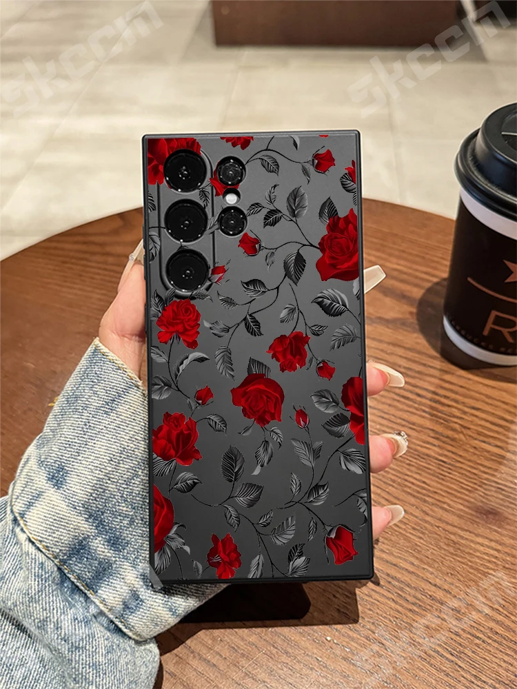 Chic Retro Rose Design Phone Case Cover