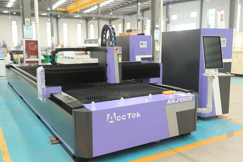 

ACCTEK 1325 1530 1560 Fiber Laser Cutting Machine Laser Cutter Machinery for Metal Stainless Steel Iron Copper Factory