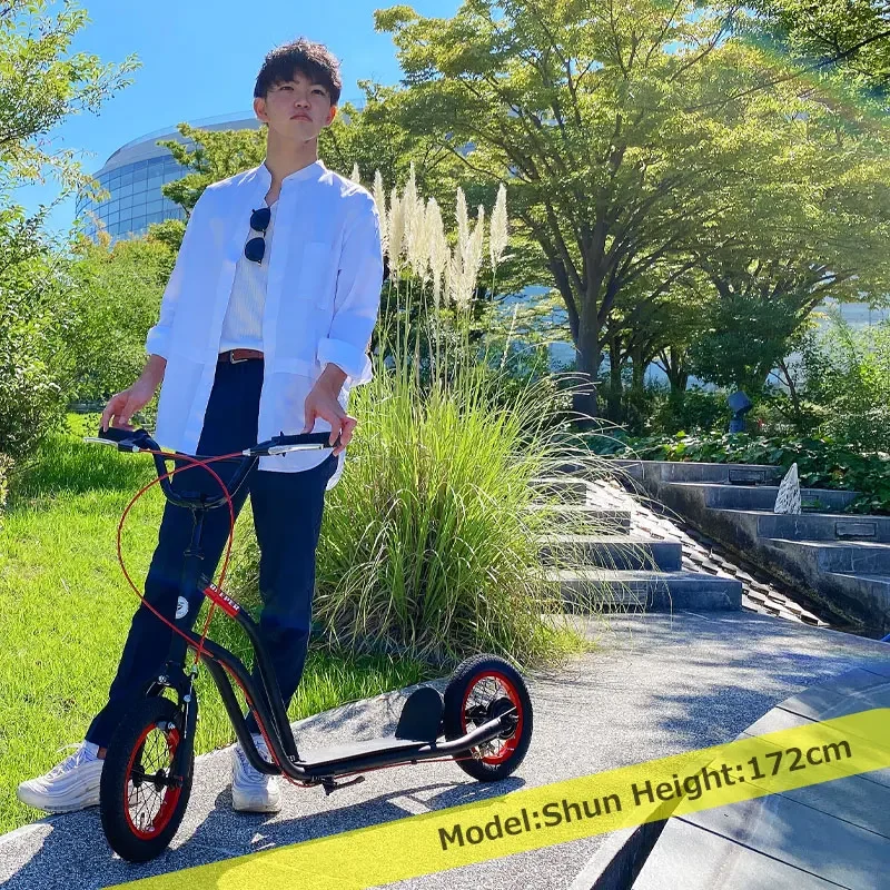 Adult children's scooters exported to Japan scooters two-wheelers strong bearing Non-slip and wear-resistant tires