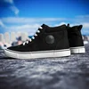 Fashion Men's Canvas Shoes Quality Men Vulcanized Shoes New Breathable Male Flats Hot Sell Wear-resistant High-top Shoes for Men 1