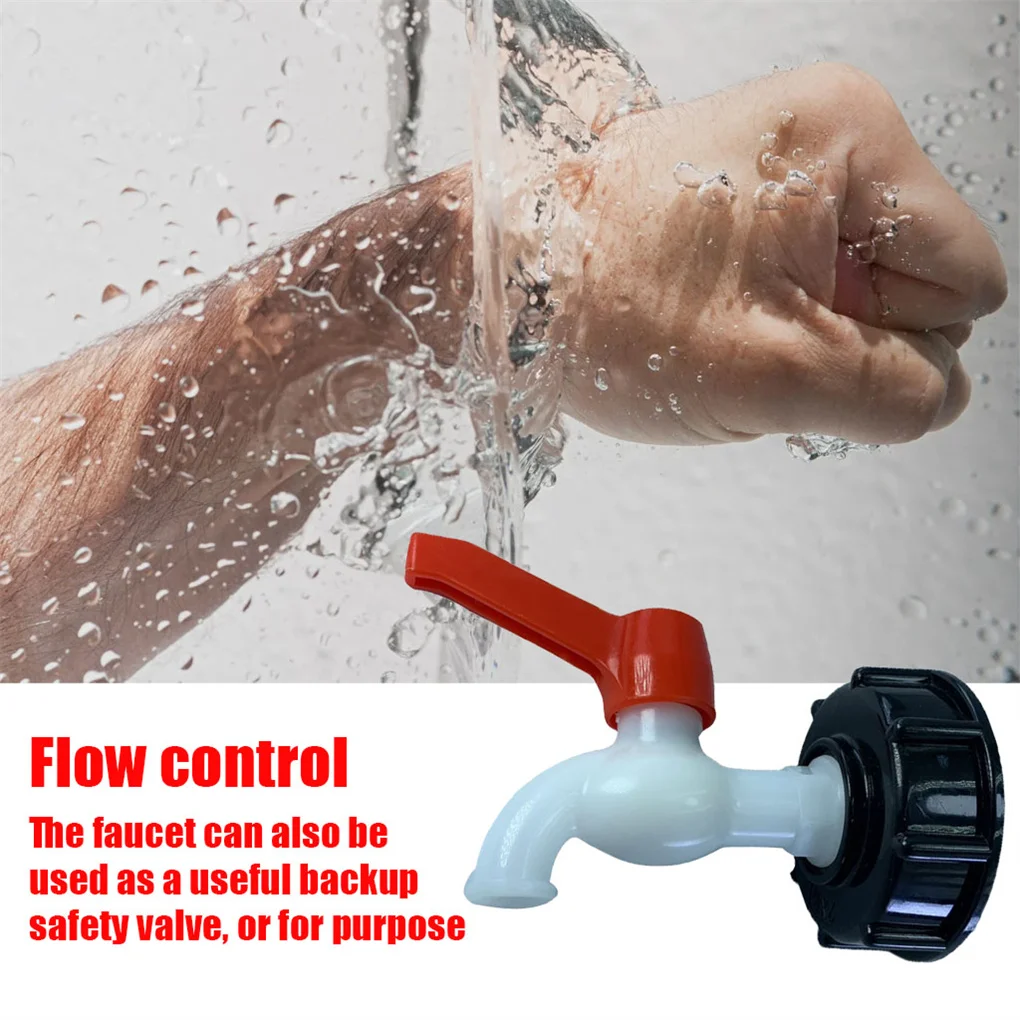 

IBC Container 19mm Faucet Valve Adapter 6mm Spacing Thread Water Tap Converter Connector with 60mm Inlet Barrel Supplies