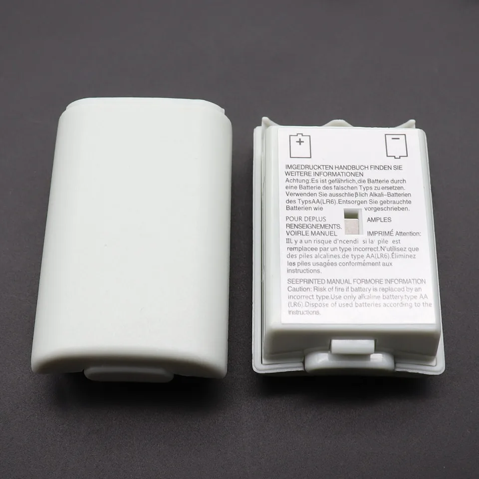 Lot Of 10 Battery Cover Shell Cases For Xbox 360 Wireless Controller - Replacement Back Covers