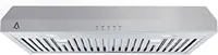 Under Cabinet Range Hood, Stainless Steel Kitchen Hood with  3 Speed Exhaust Fan, Reusable Filter 1