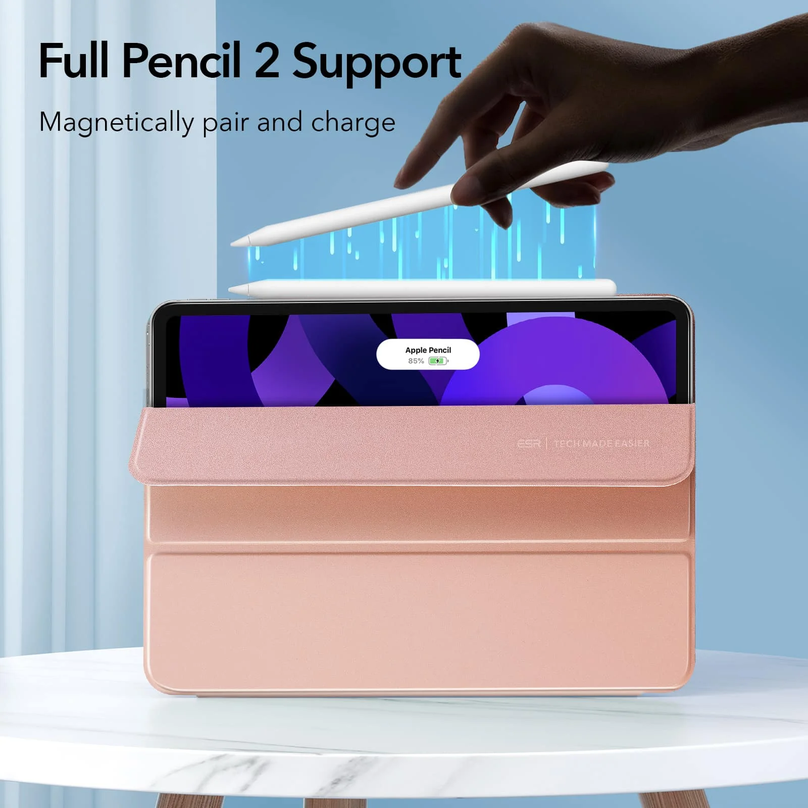 ESR for iPad Air 5 Case for iPad Pro 11 12.9 Air 4 mini 6 Magnetic Case Pro 11 Slim Folio