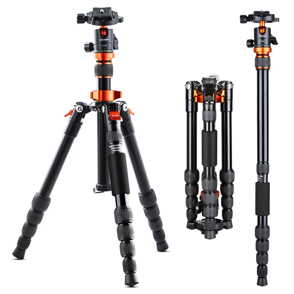 K&f Concept Aluminum Camera Tripod Professional Portable Travel Alloy 5