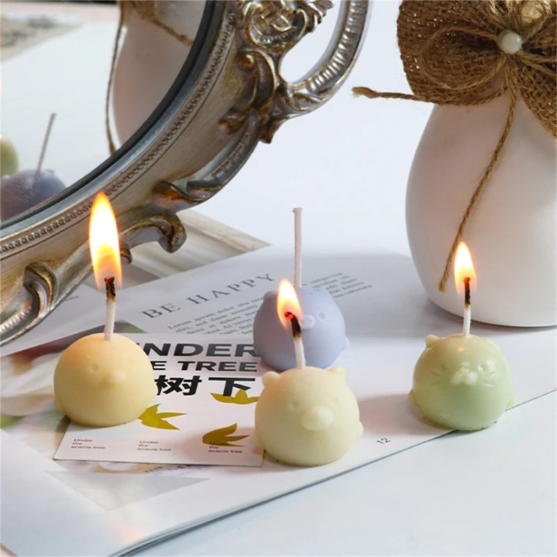 

Силиконовая форма для изготовления 8 милых фигурок животных и форм для очаровательных свечей