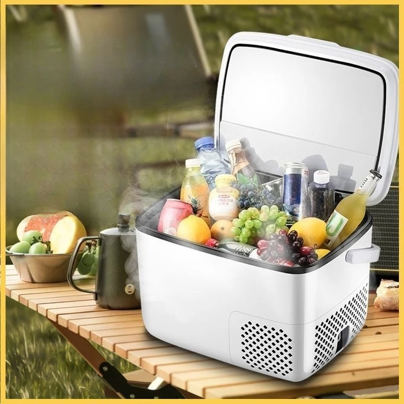 220V /12V /24V 차량용 냉장고 휴대용 냉동고 이중 용도 자동차 홈 듀얼 존 접이식
