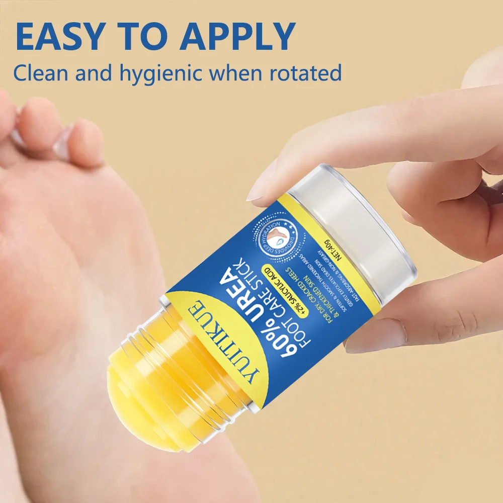 60% Urea Cream and Peach-Scented Foot Balm Combo - Powerful repair for cracked heels, deeply moisturizing and nourishing.