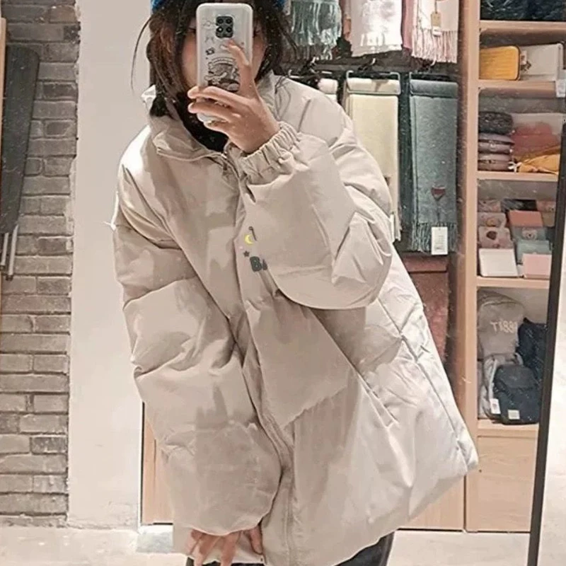 

Sanrio Kawaii Kuromi парки аниме мультфильм милая девушка зима красивая модная универсальная свободная уютная термальная Студенческая хлопковая куртка