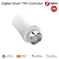 Smart Zigbee Thermostat Valve with Voice Control Integration - MOES (TRV BY100 WH Valve)