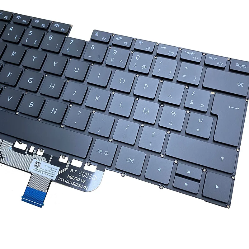 Original Eua Reino Unido Francês Azerty para Huawei Matebook D14 Nbb-wah9p Wae9p Waq9r Nbl-waq9r Boh-waq9r Teclado do Portátil com Retroiluminado - Imagem 3