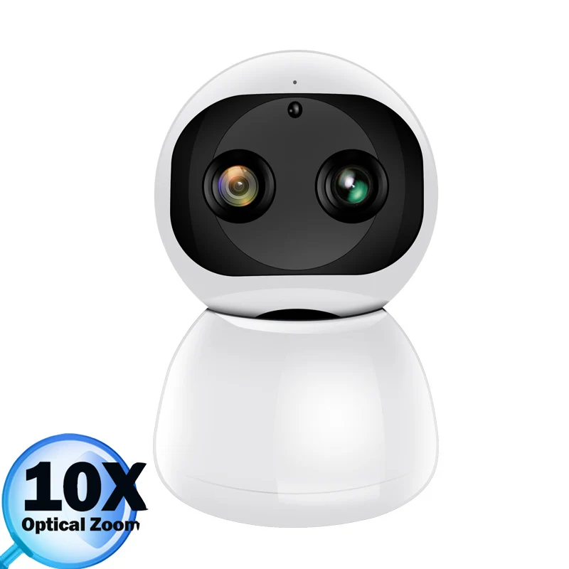 1080P Wifi Ip Sorveglianza Smart Home Cctv Ptz 360 10X Zoom Baby Monitor Videocamera Di Sicurezza
