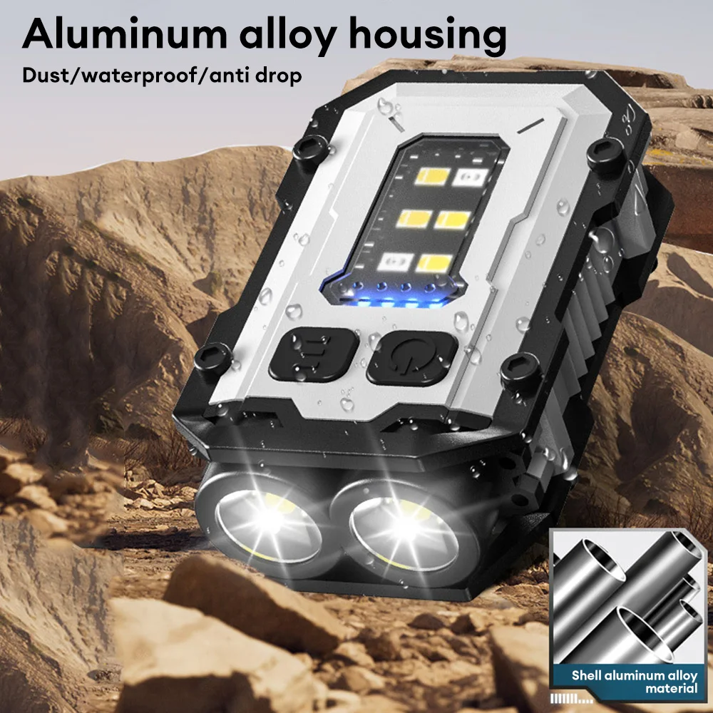 Description Picture 4 of itemMini COB Keychain Light Portable Super Bright Camping Flashlight Magnetic Key Chain Torch Work Light Outdoor Emergency Lantern