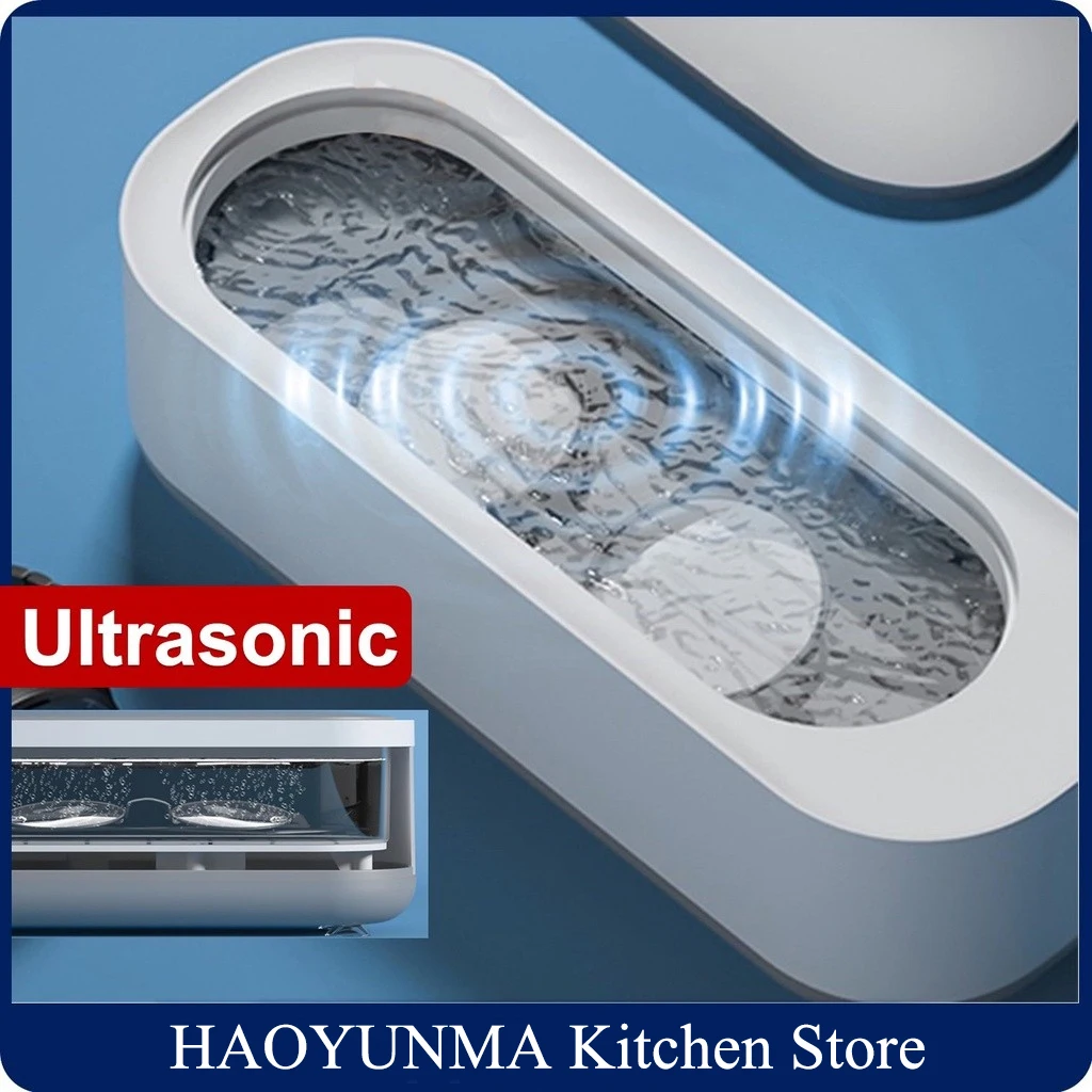 Portable Ultrasonic Cleaning Machine High Frequency Vibration Wash Cleaner Remove Stains Jewelry Watch Glasses Ultrasoni Cleaner singme contact lens ultrasonic cleaning machine 56000hz high frequency vibration timing rechargeable cleaner