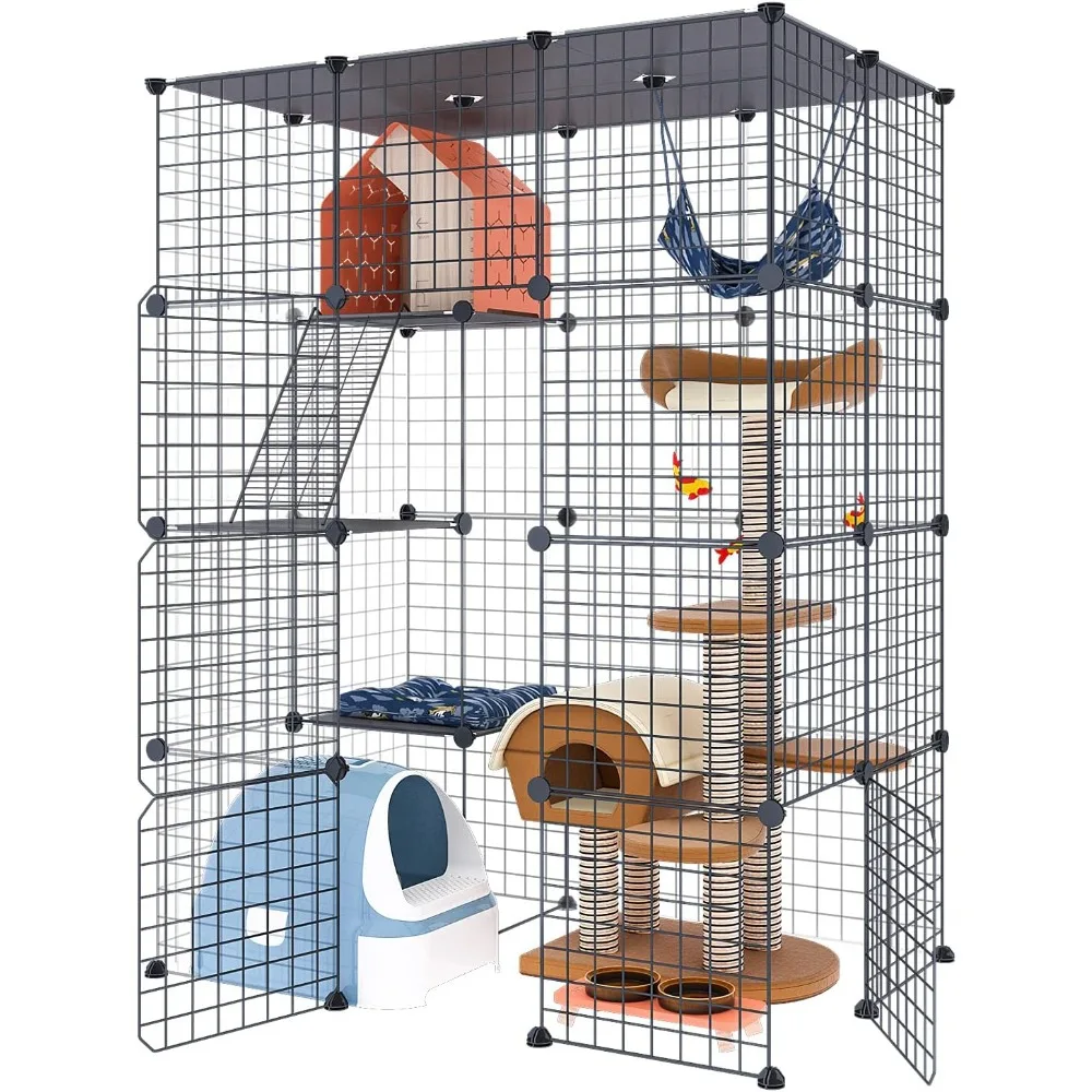 Large Indoor Cat Playpen 1
