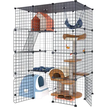 Large Indoor Cat Playpen 1