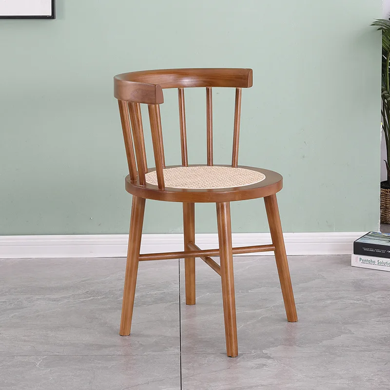 

Wooden Office Dinner Chair Living Room Kitchen Decorativa Accent Dinner Chair Computer Mobile Sedia Gaming Balcony Furniture GG