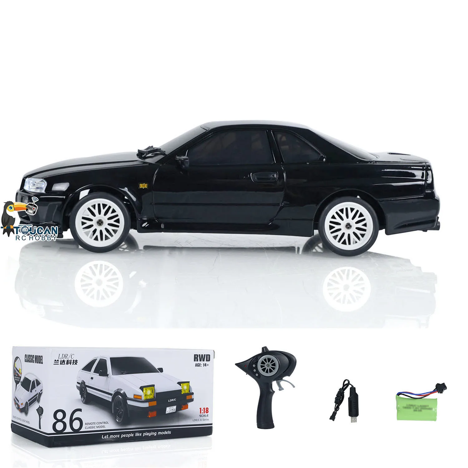 Toys for Boys LDRC A99 1/18 RWD RC Car Drift Car Remote Control Racing Finished Vehicles TOUCAN Model Motor Lights 6