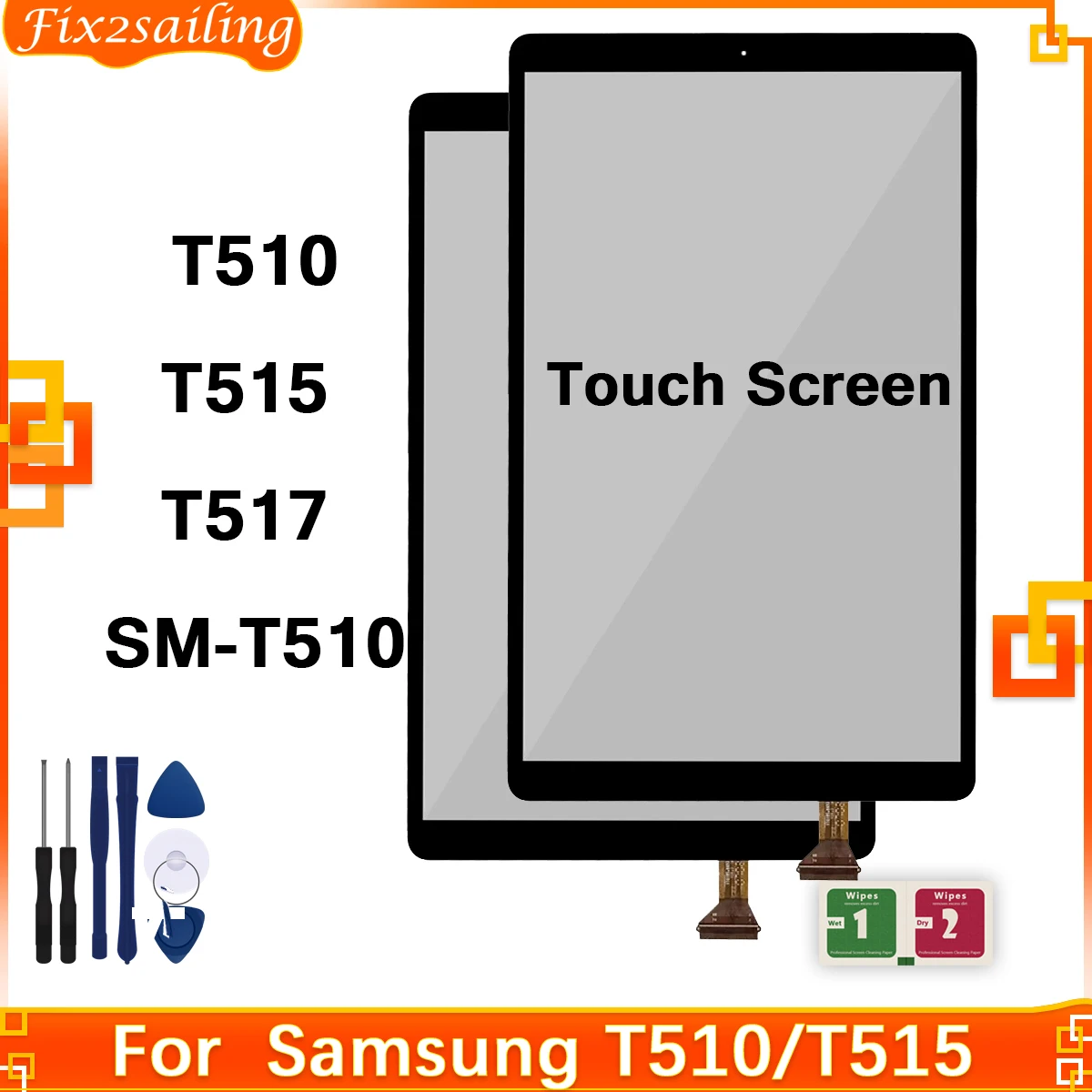 10.1'' Glass For Samsung Galaxy Tab A 10.1 2019 T510 T515 T517 SMT510