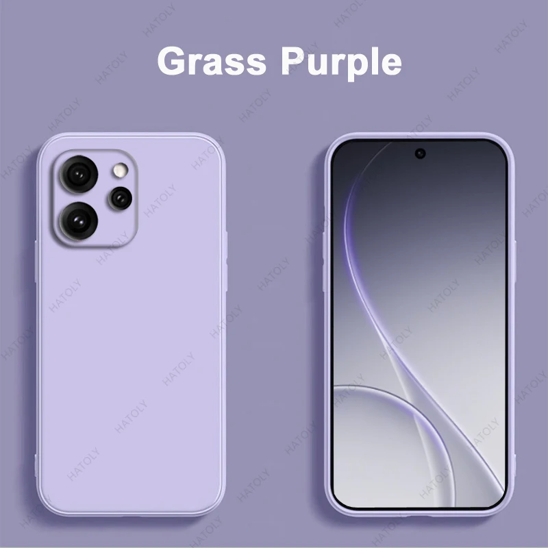 Liquid Silicone Back Cover for Oppo Reno15 Pro - Sleek and Durable Phone Protector