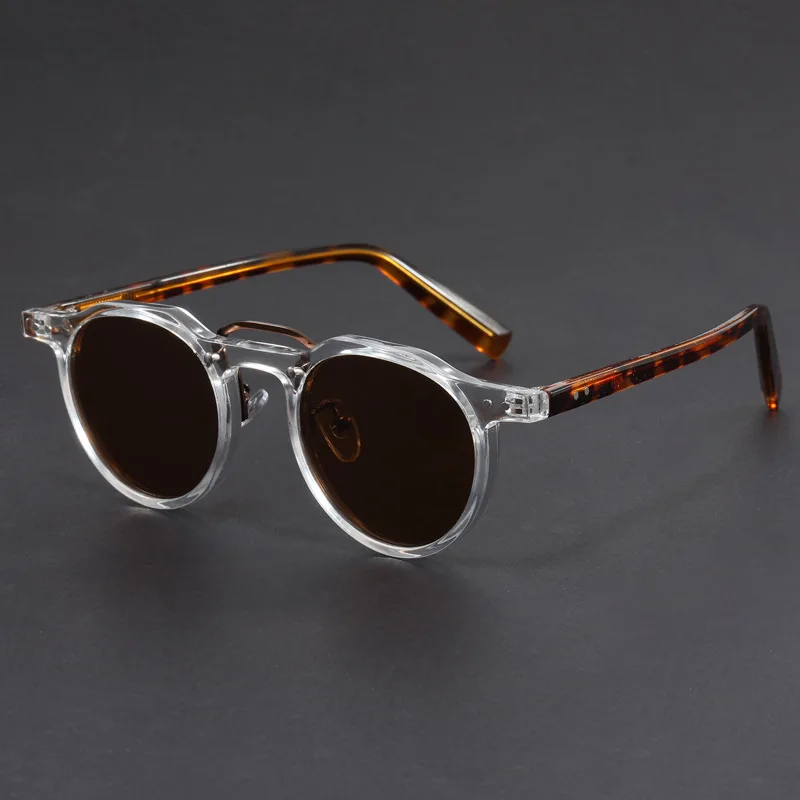 Small round frame hip-hop punk style fashion personalized sunglasses women men 2024 High quality trending product popular shades