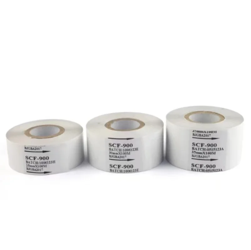 Impressora Térmica Tinta Heat Transfer Ribbon Circular Fita Branca Scf-900
