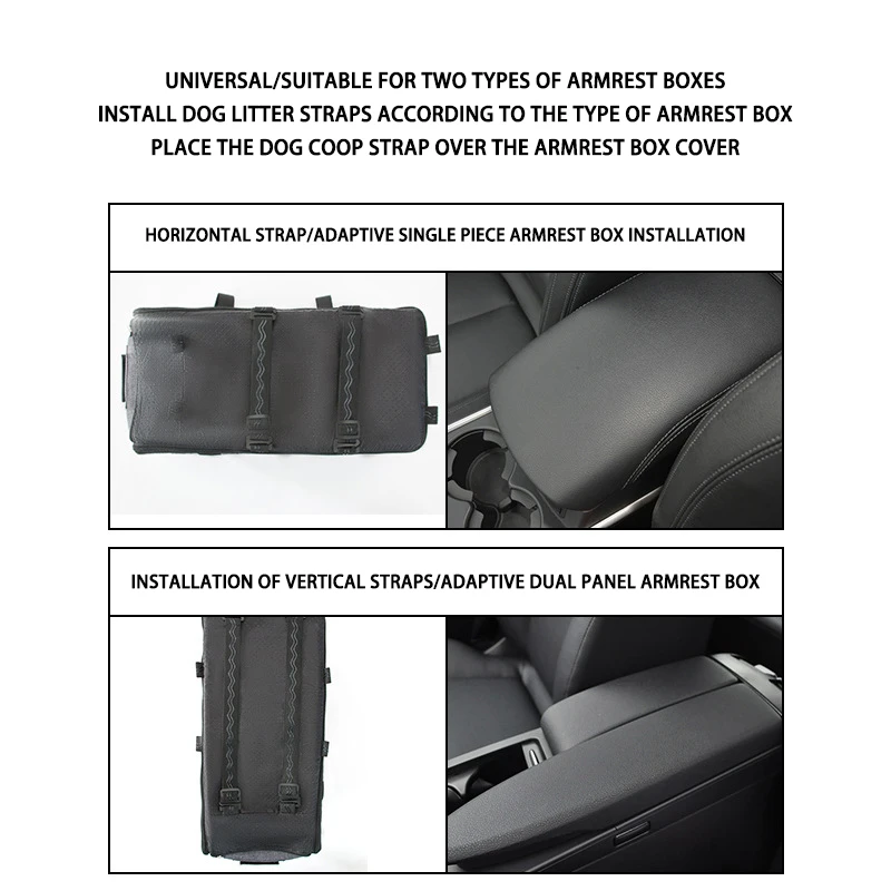 Car Seat for Small Dog Center Console Booster Pet with Protection Belts Cushion Nest