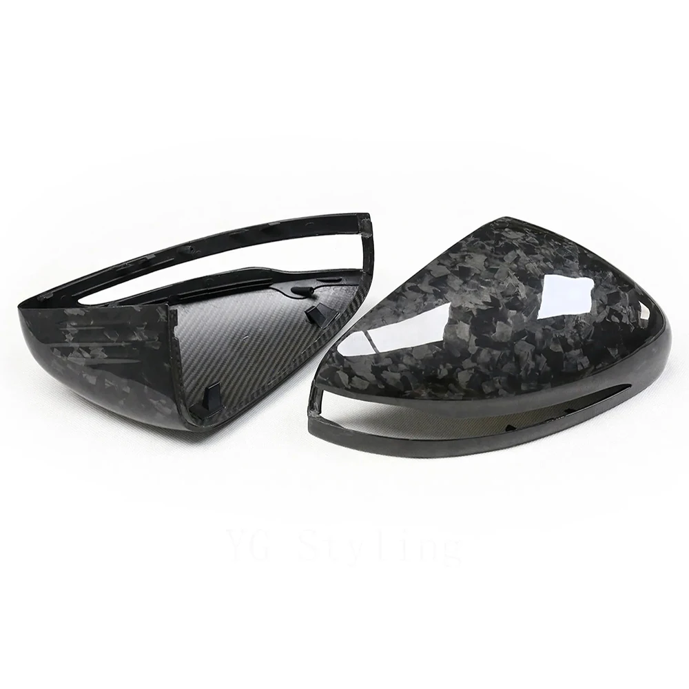 

Сменная Крышка для бокового зеркала заднего вида, крышка для Mercedes Benz W464 X167 C292 G GLE GLS Coupe Class, корпус из сухого кованого углеродного волокна